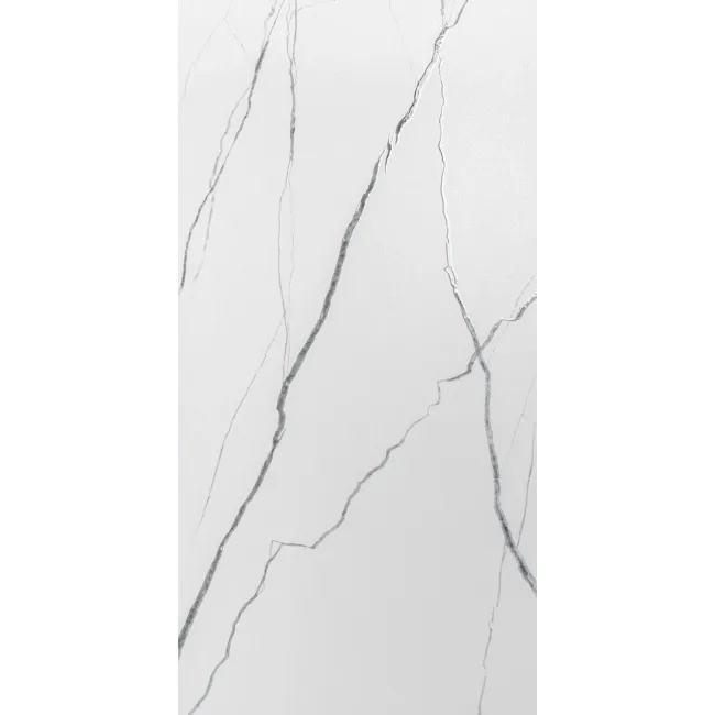 Da Vinci White Marble Effect Semi Polished Porcelain Tile