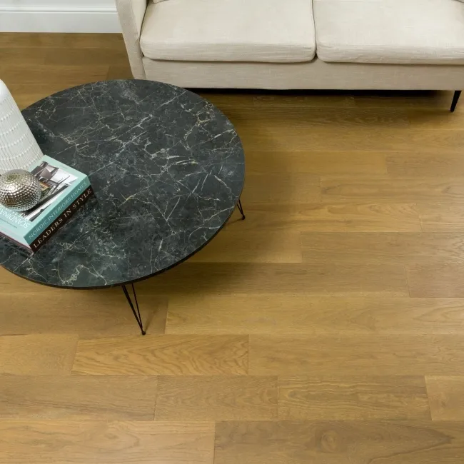 Delamere Smoked Brushed Oak Engineered Wood Flooring 13x150mm Oiled