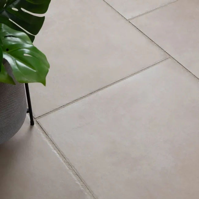 Kingsbury Beige Rustic Edge Stone Effect Porcelain Outdoor Slab