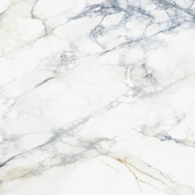 Mare Blue Marble Effect Large Polished Porcelain Floor Tile