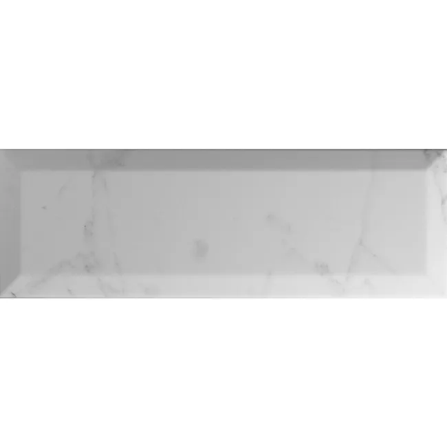 Metro Stone Effect Marble XL White Wall Metro Tiles