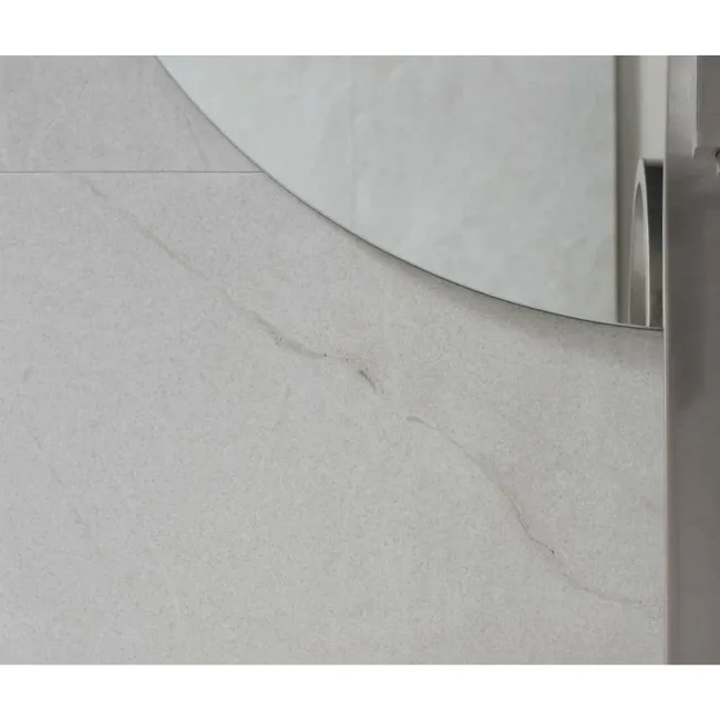 Muse White Italian Polished Porcelain Floor Tiles