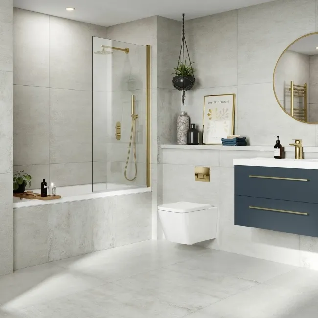 Optic White Matt Stone Effect Porcelain Wall and Floor Tile
