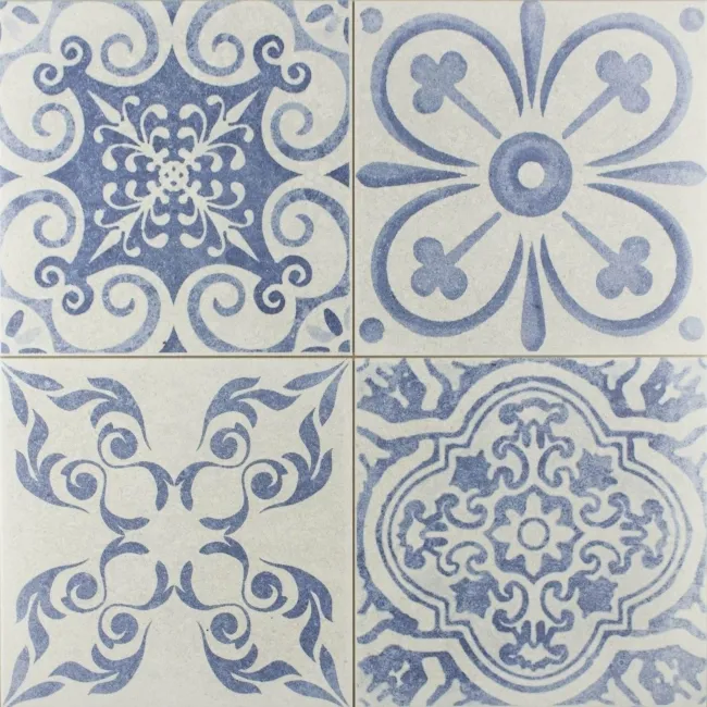 Skyros Delft Blue Wall and Floor Tiles