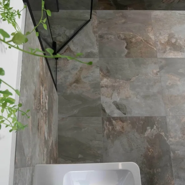 Slate Way Grey Matt Porcelain Floor Tile