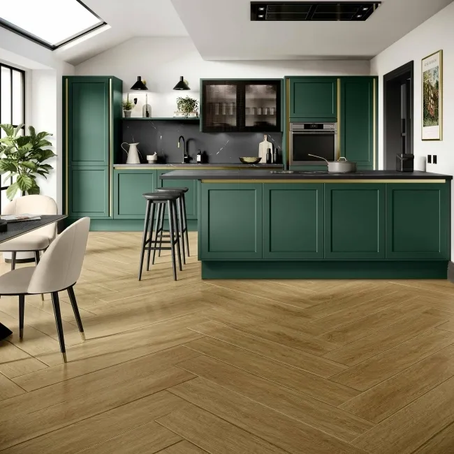 Trunk Natural Oak Wood Effect Anti Slip Porcelain Floor Tile