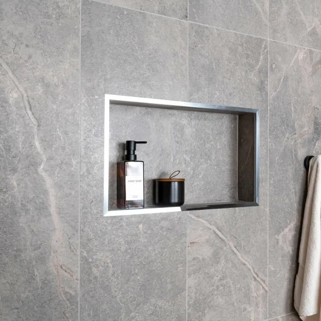 Tuscan Greige Stone Effect Matt Ceramic Wall Tile