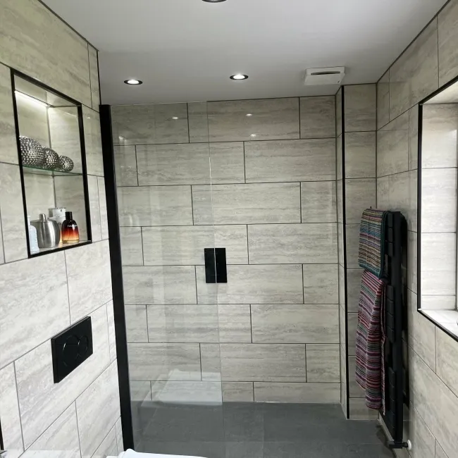 Veneto Grey Glossy Wall Tiles