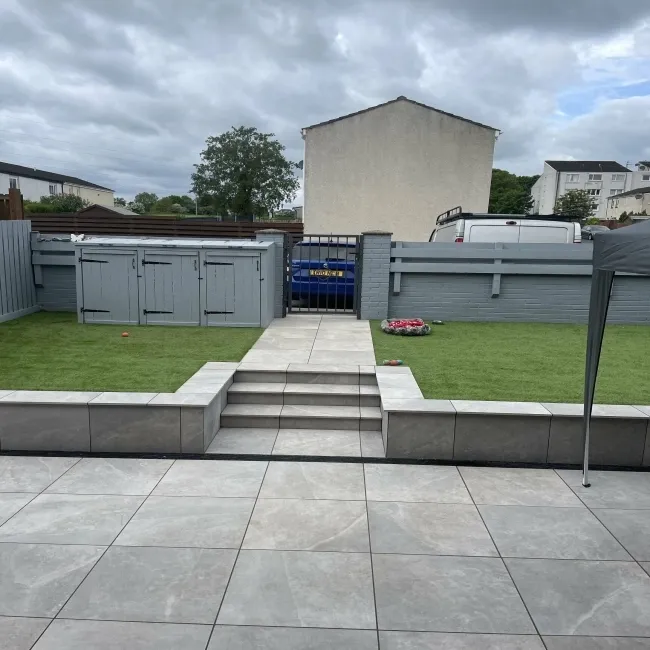 Maverick Grey Outdoor Slab Tiles