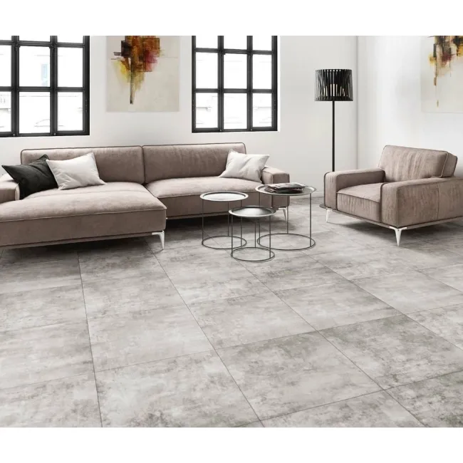 Urban Grey Matt Porcelain Floor Tiles 
