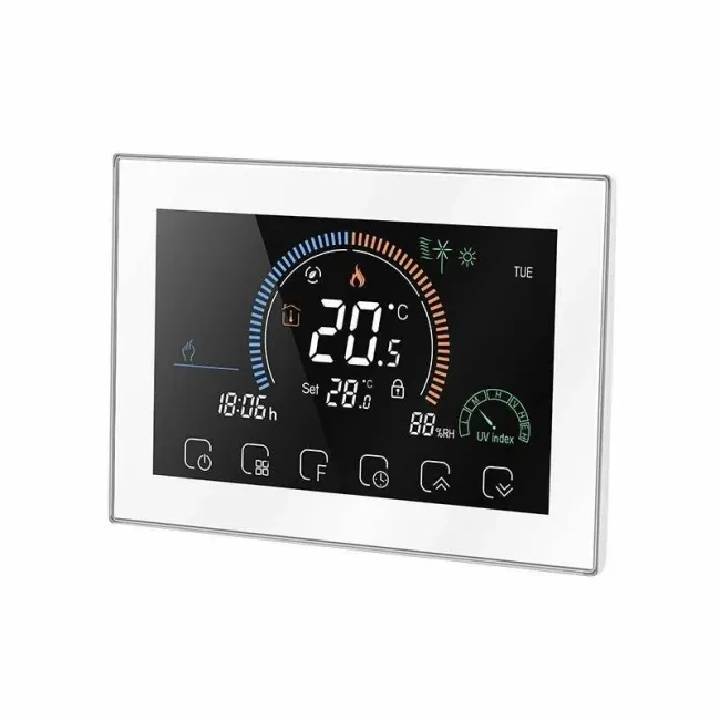 Warmtoes Programmable Wifi Pro Touchscreen Thermostat - White