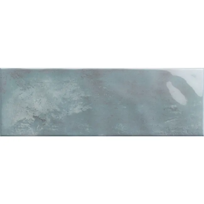 Zellige Ocean Blue Gloss Porcelain Tile