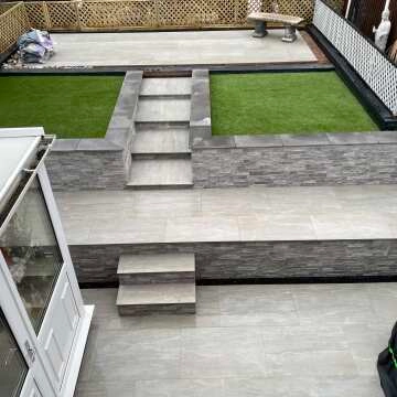 Ribera Grey Slate Effect Wall Tiles