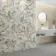 Lifefull Beige Floral Decor Matt Porcelain Wall Tile