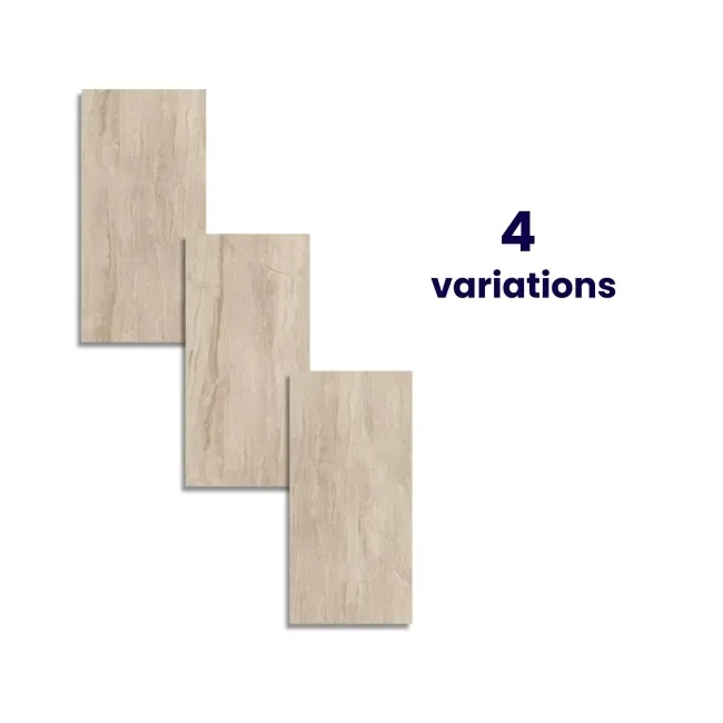 Boscostone Beige Rectified Matt Stone Effect Porcelain Wall and Floor Tile