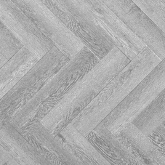 Alsek Silver Grey Herringbone Luxury Click Vinyl Flooring 5mm