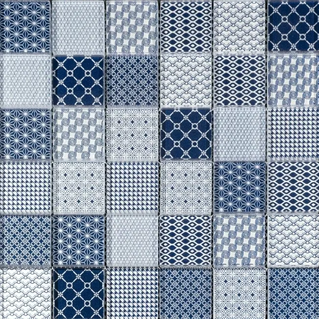 Bayeux Blue Glass Mosaic