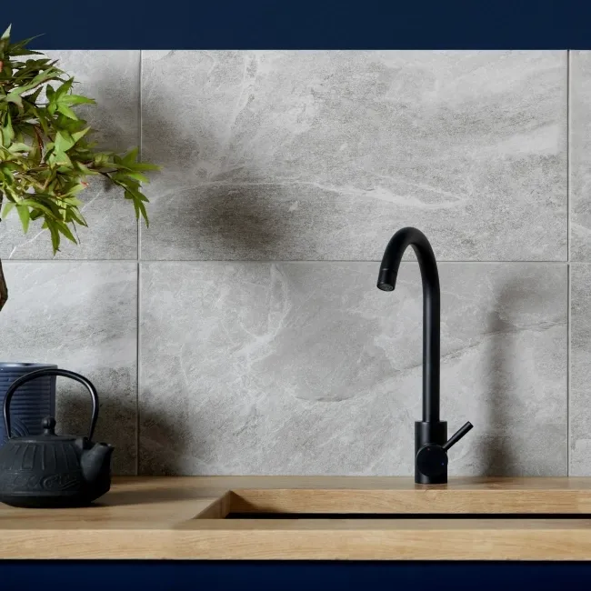 Belize Light Grey Matt Porcelain Wall and Floor Tiles