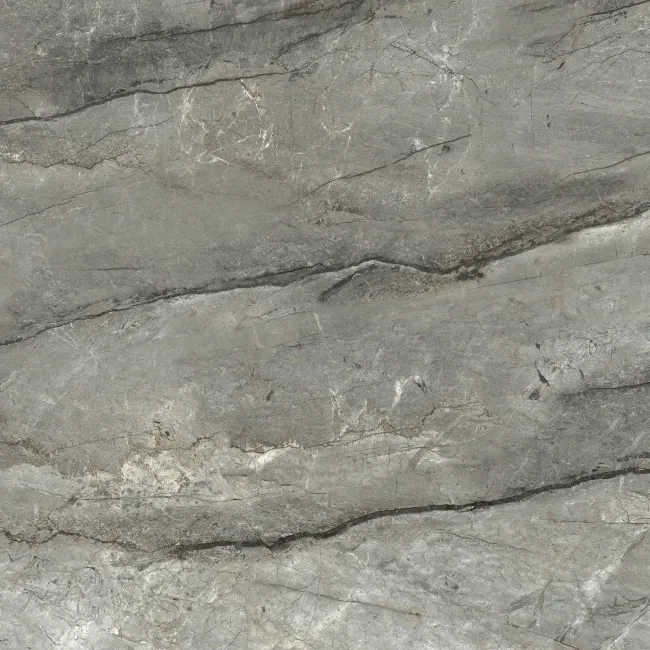 Breccia Adige Grey Large Polished Marble Effect Porcelain Floor Tile