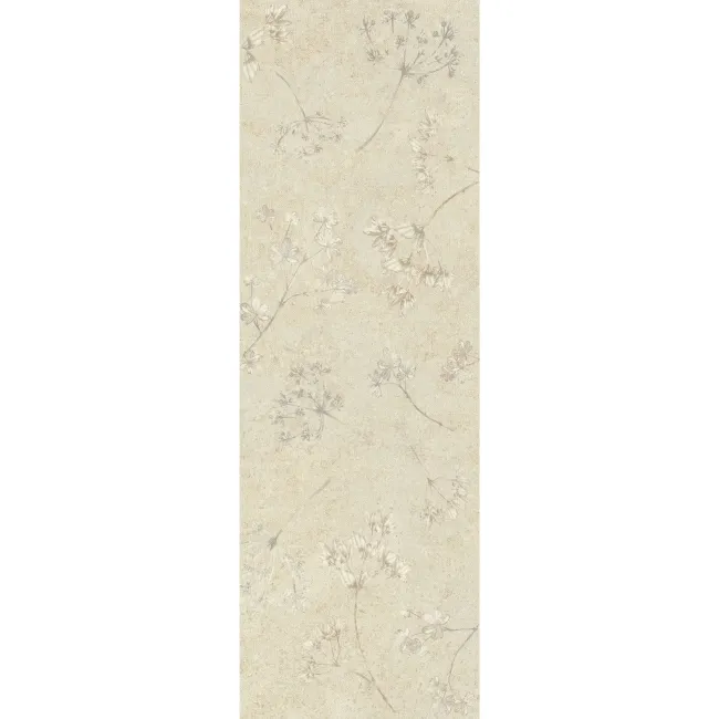 Roca Ostuni Floral Decor Beige Matt Ceramic Wall Tile