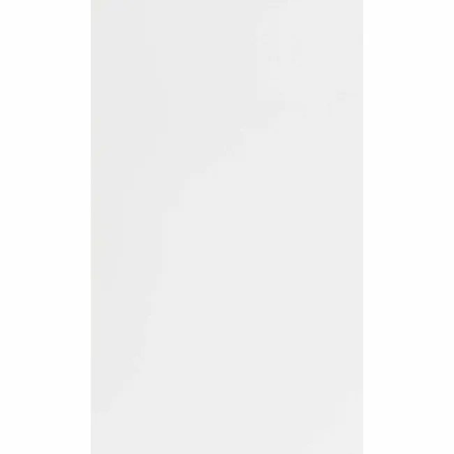 Flat White Matt Ceramic Wall Tile - 250x400