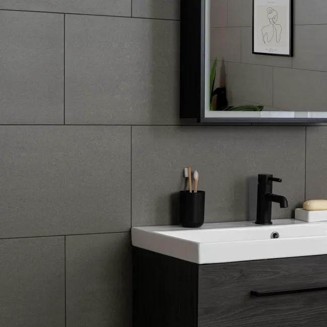 Lounge Grey Matt Porcelain Wall and Floor Tile