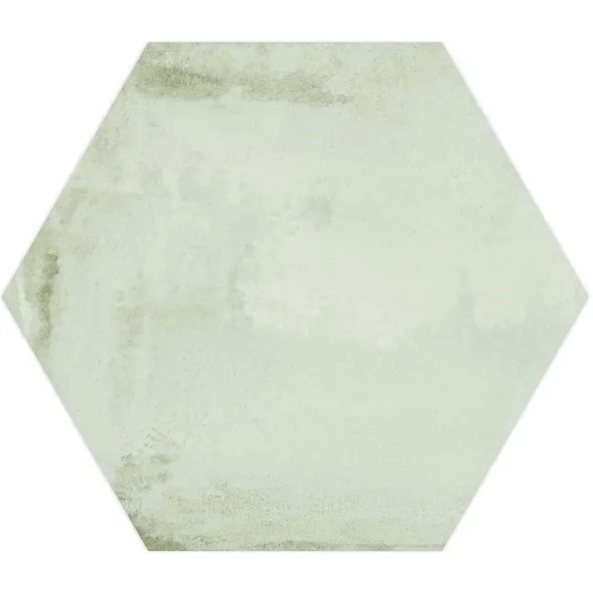Oasis Aquamarine Hexagon Matt Porcelain Wall and Floor Tile
