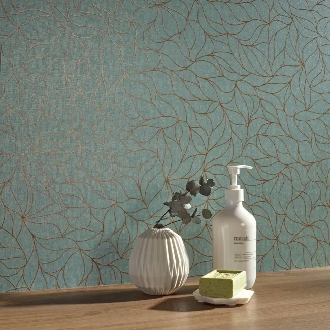 Roca Jade Floral Decor Green Matt Porcelain Wall Tile