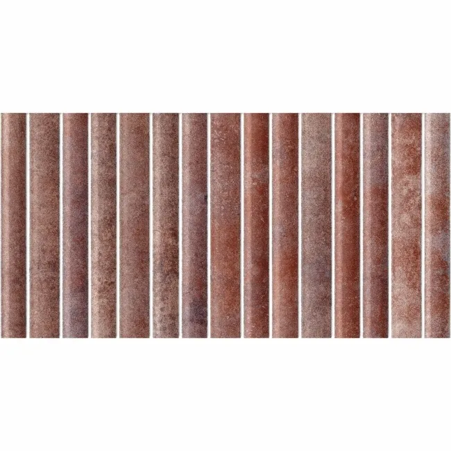 Rubik Garnet Red Kit Kat Effect Gloss Ceramic Wall Tile