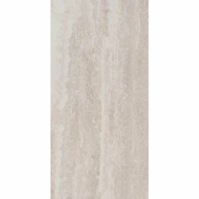 Travertino Light Grey Stone Effect Matt Porcelain Wall & Floor Tile