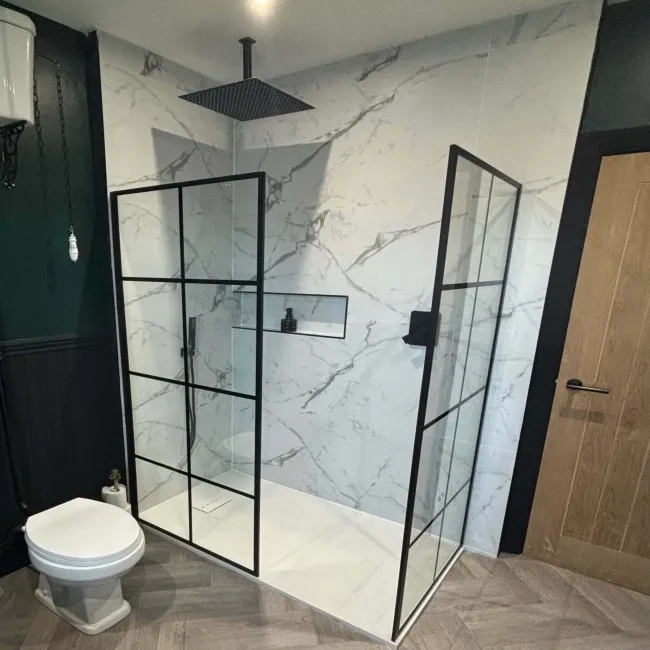 Carrera White Marble Effect Rectified Matt Porcelain Wall and Floor Tile