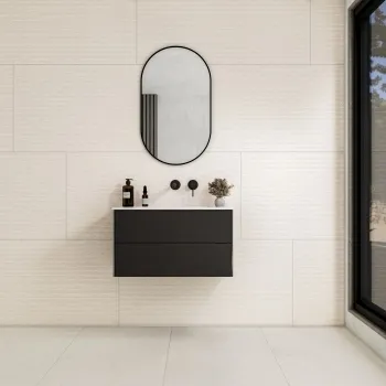 Everlast White Matrix Decor Concrete Effect Matt Porcelain Tile