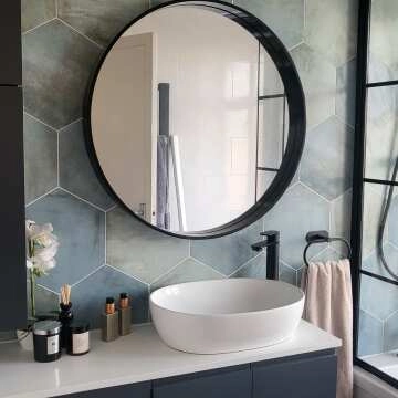 Oasis Aquamarine Hexagon Matt Porcelain Wall and Floor Tile