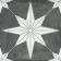 Supernova Star Black Patterned Matt Vitrified Ceramic Floor Tile