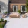 Newcon White Concrete Effect Matt Porcelain Outdoor Slab Tile