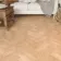Parquet Oak Herringbone Engineered Wood 10mm Smooth Lacquered