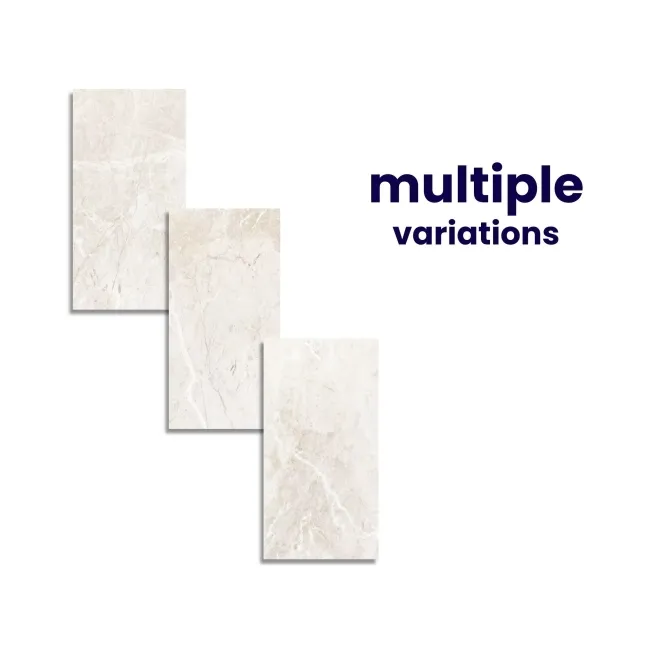 Bernini Marfil Gloss Marble Effect Ceramic Wall Tile