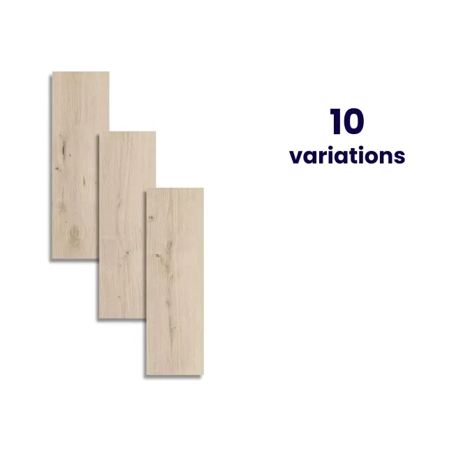 SandWood White Oak Wood Effect Matt Porcelain Floor Tile