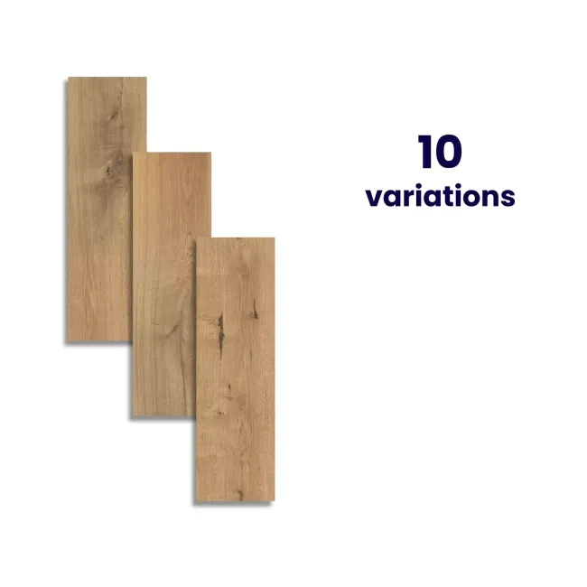 SandWood Dark Oak Wood Effect Matt Porcelain Floor Tile