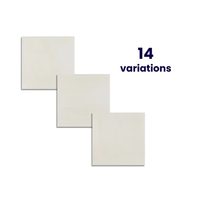 Copa White Stone Effect Matt Large Porcelain Floor Tile