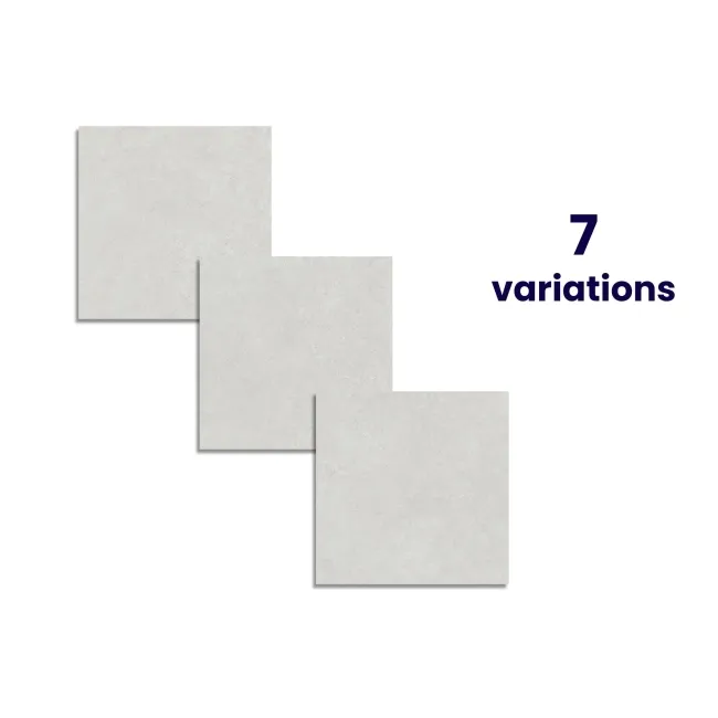 Batela White Stone Effect Matt Porcelain Floor Tile