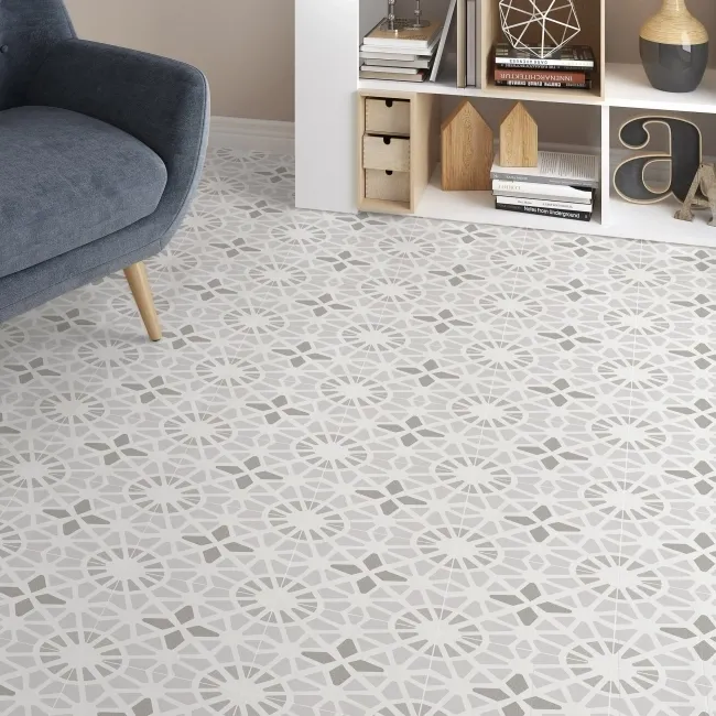Adele Cloud Grey Floor Tile
