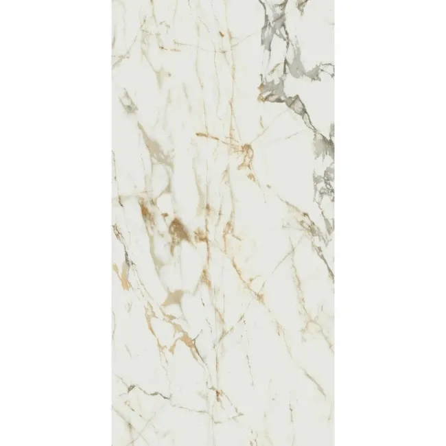 Bellagio Gold Marble Effect Polished Porcelain Large Wall and Floor Tile