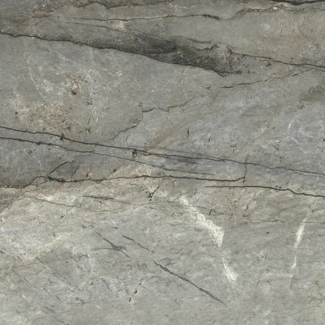 Breccia Adige Grey Large Polished Marble Effect Porcelain Floor Tile