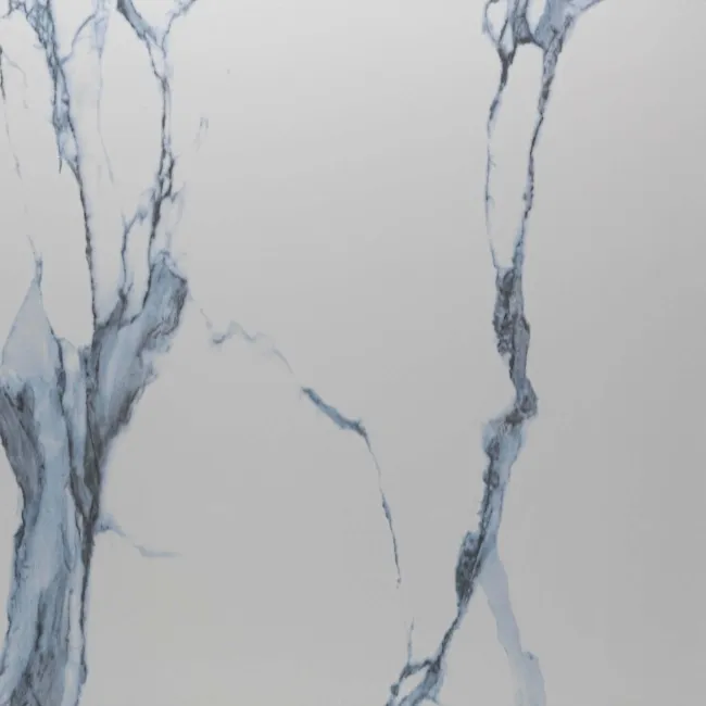 Calacatta Blue Marble Effect Polished Porcelain Floor Tile