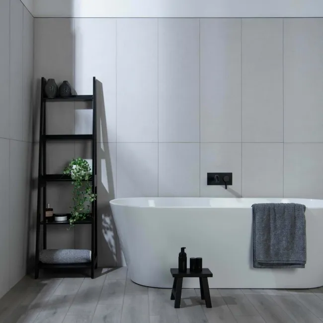 Colony White Stone Effect Matt Ceramic Wall Tile