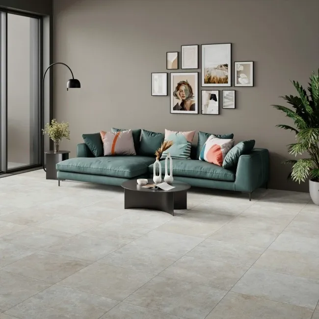 Crassana Grey Concrete Effect Anti Slip Porcelain Floor Tile