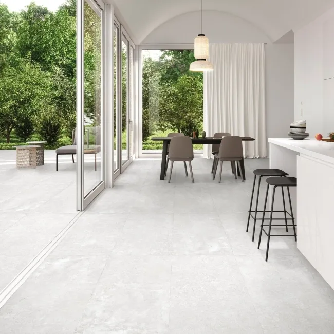 Grange Blanco Anti Slip Matt Porcelain Wall and Floor Tile