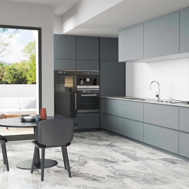 Illusion Snow Grey Polished Wall and Floor Tile