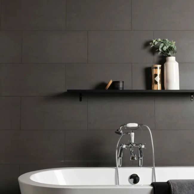 Lounge Grey Polished Porcelain Wall and Floor Tile
